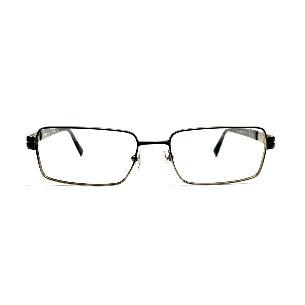 Versace Black Silver Ombre Metal Rectangular Glasses MOD 54 17 135